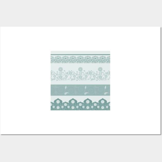 Elegant light teal china II Wall Art by hamptonstyle